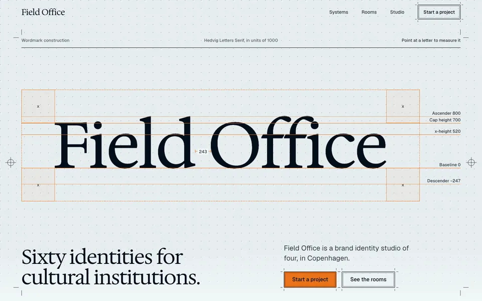 A desktop page in the Studio theme